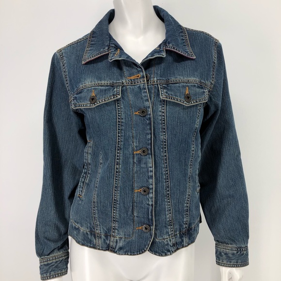 Denim Jacket Lined Blue Jean Trucker 
